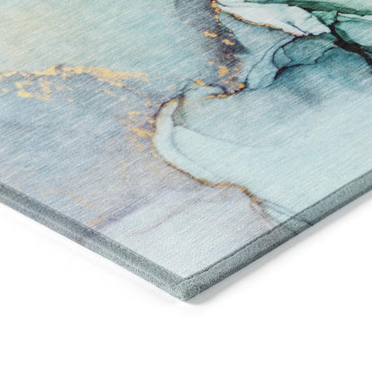 Chantille ACN506 Teal 3' x 5' Rug