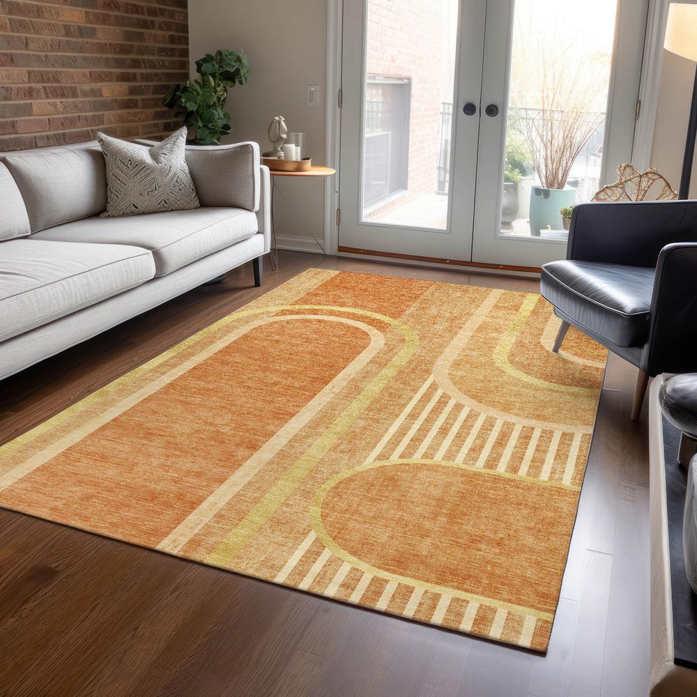 Chantille ACN532 Orange 8' x 10' Rug