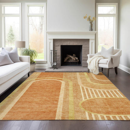 Chantille ACN532 Orange 8' x 10' Rug