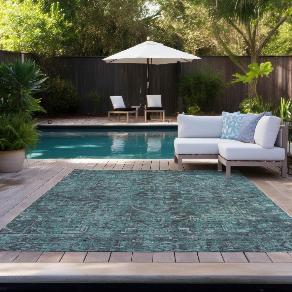 Chantille ACN571 Teal 8' x 10' Rug