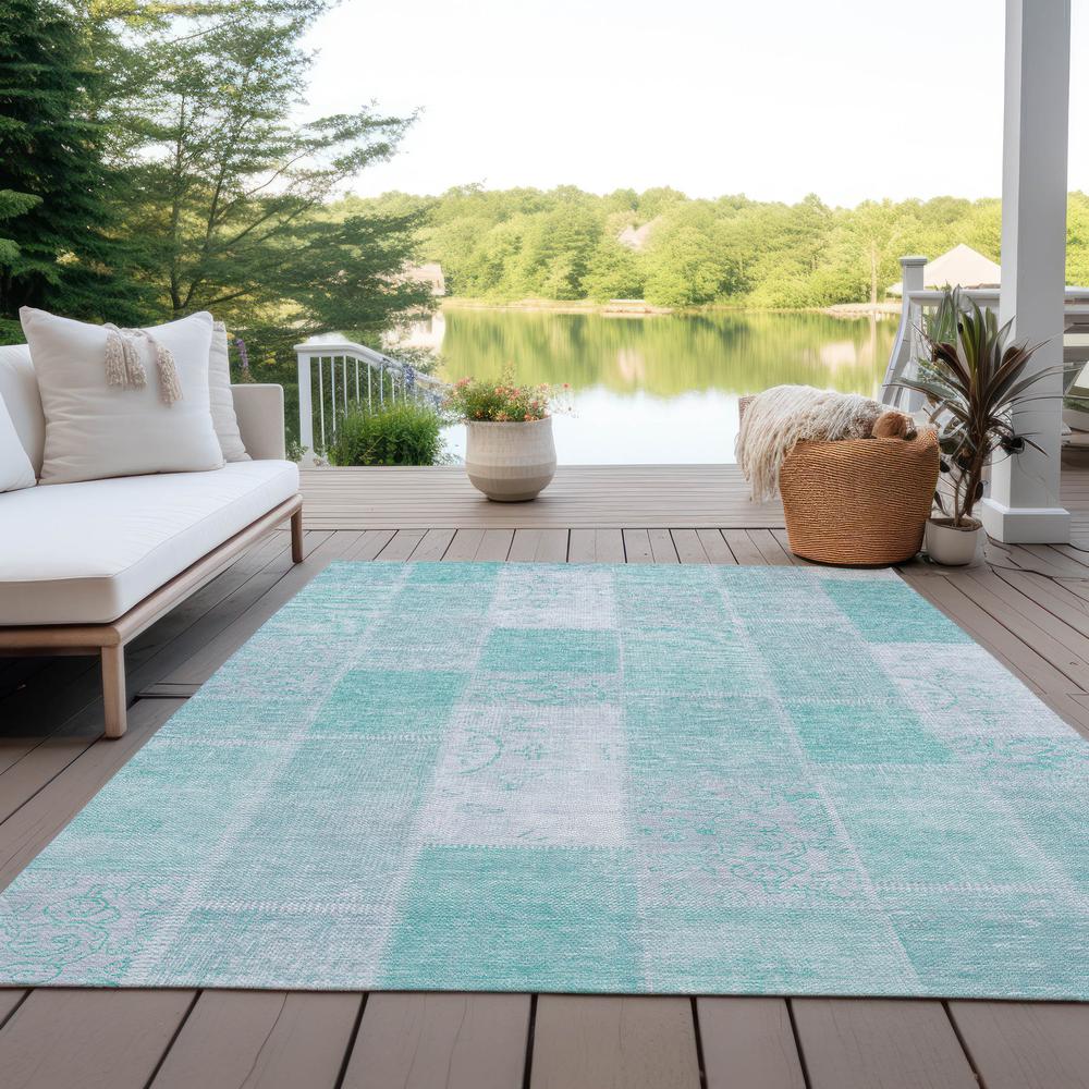 Chantille ACN631 Teal 3' x 5' Rug