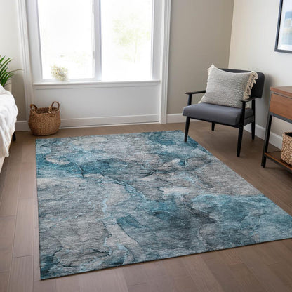 Chantille ACN689 Teal 8' x 10' Rug
