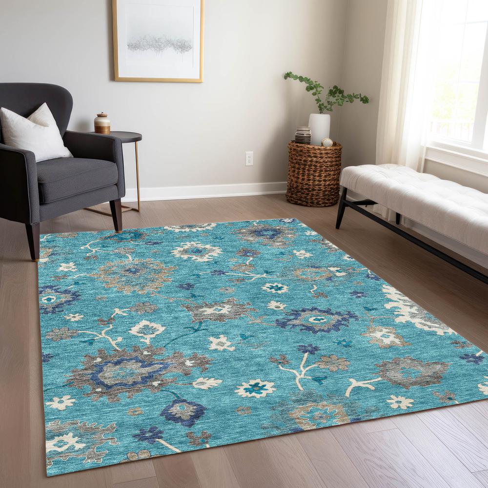Chantille ACN753 Teal 8' x 10' Rug