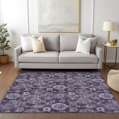 Chantille ACN821 Purple 8' x 10' Rug