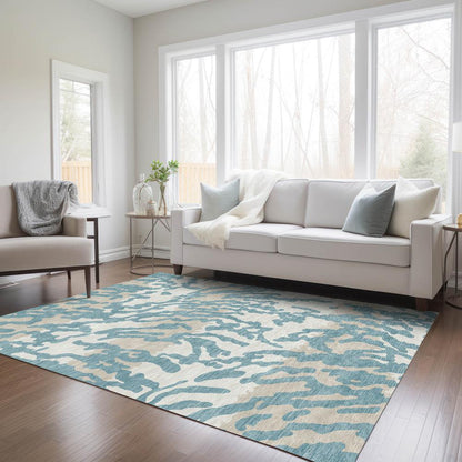 Chantille ACN873 Teal 8' x 10' Rug