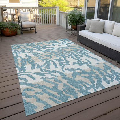 Chantille ACN873 Teal 8' x 10' Rug