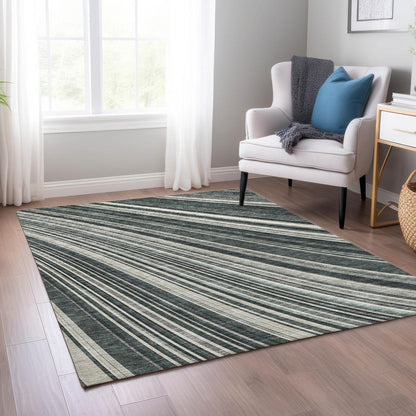 Chantille ACN981 Black 8' x 10' Rug