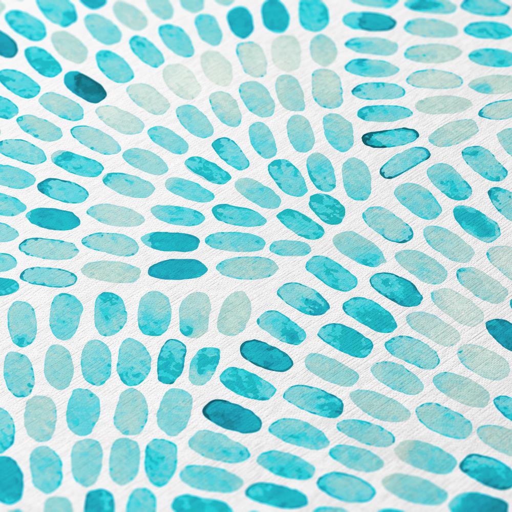 Indoor/Outdoor Surfside ASR37 Aqua Washable 3' x 5' Rug