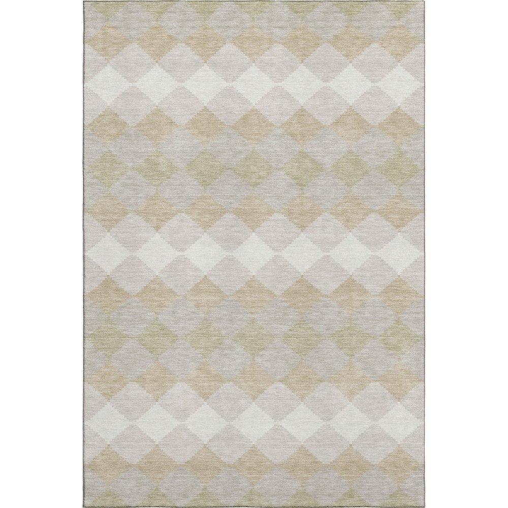 Premium Machine Washable Mayfield AMF1007 Beige 8' x 10' Rug