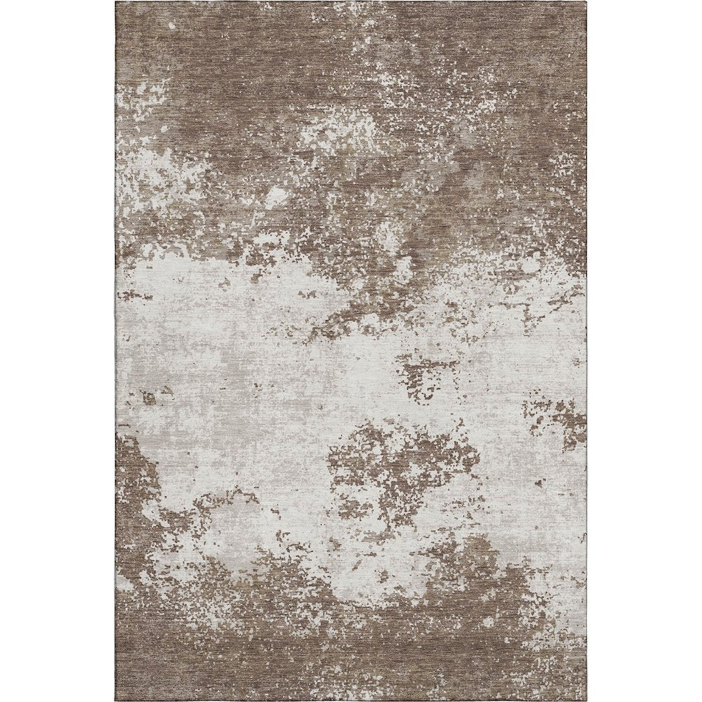 Premium Machine Washable Mayfield AMF1027 Brown 8' x 10' Rug