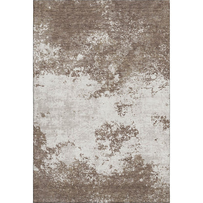 Premium Machine Washable Mayfield AMF1027 Brown 8' x 10' Rug