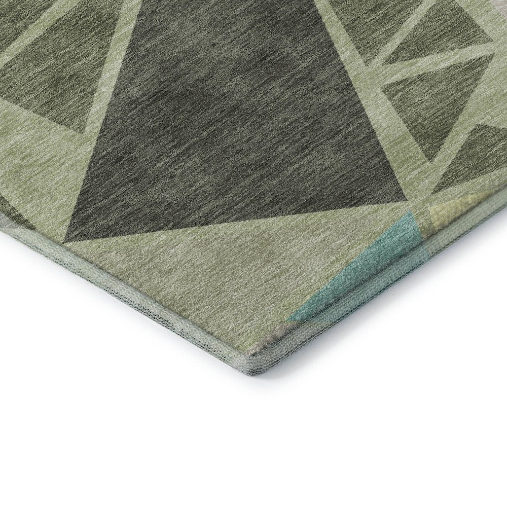 Premium Machine Washable Mayfield AMF1039 Aloe 3' x 5' Rug