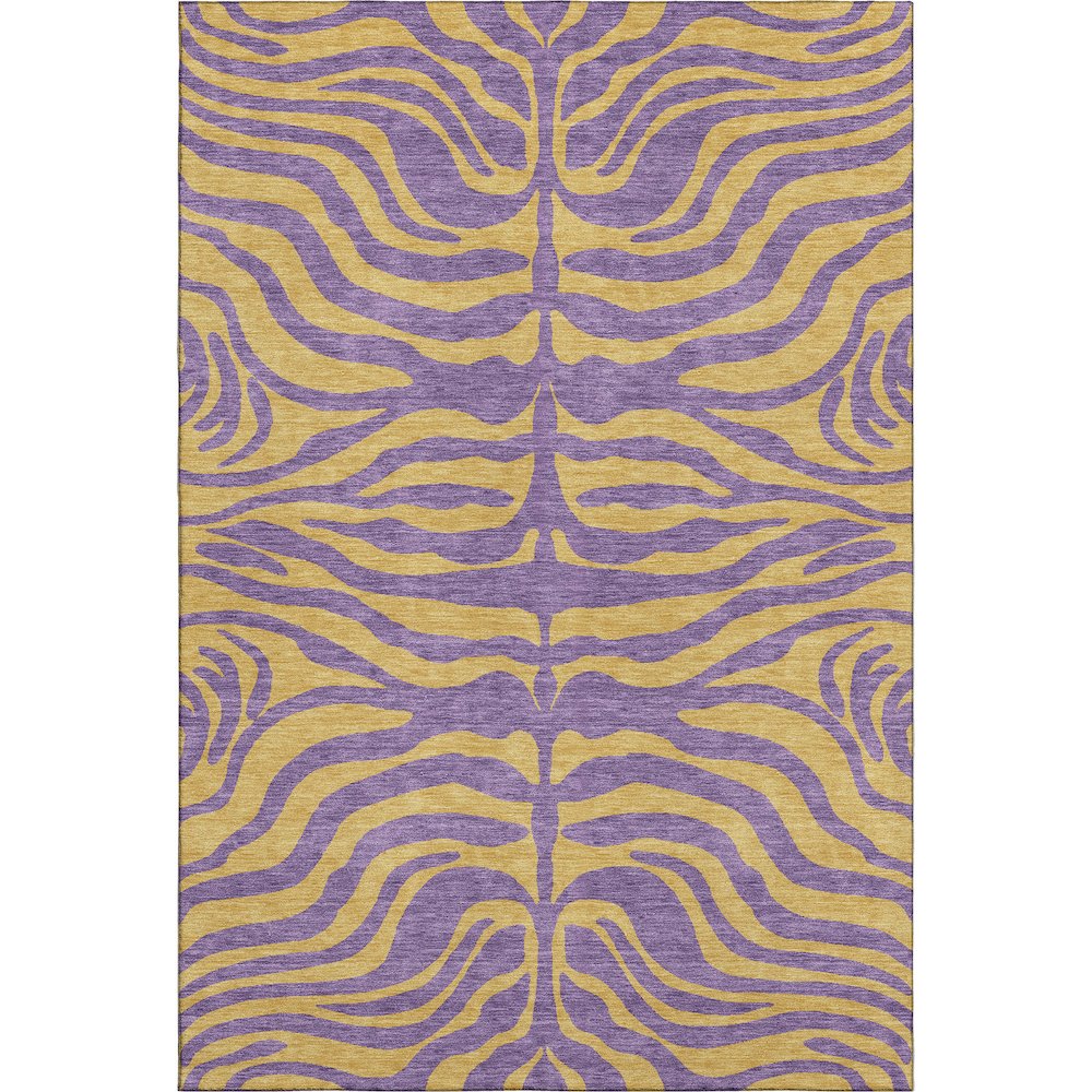 Premium Machine Washable Mayfield AMF1043 Purple 8' x 10' Rug