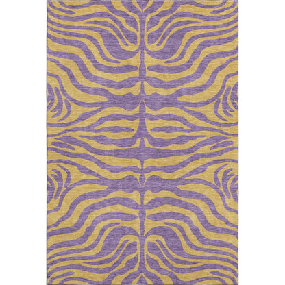 Premium Machine Washable Mayfield AMF1043 Purple 8' x 10' Rug