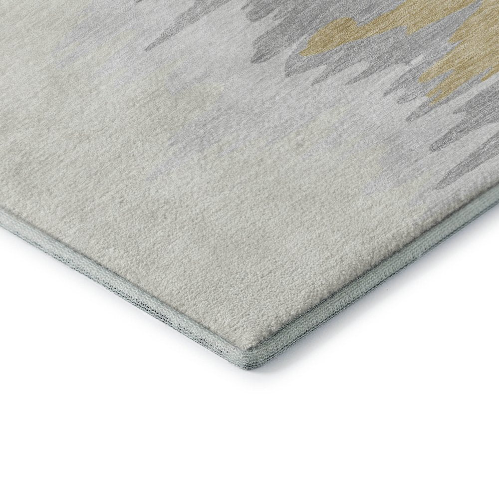 Premium Machine Washable Mayfield AMF1050 Gray 3' x 5' Rug