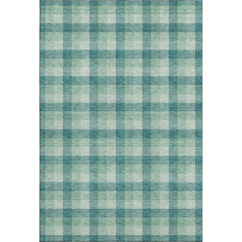 Premium Machine Washable Mayfield AMF1053 Seafoam 8' x 10' Rug