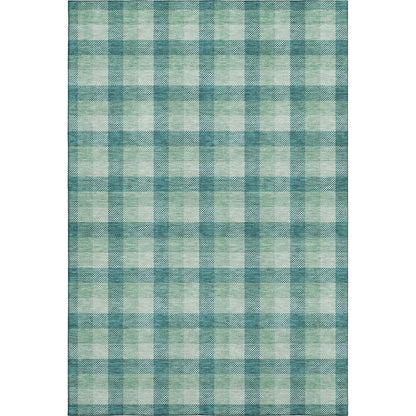 Premium Machine Washable Mayfield AMF1053 Seafoam 8' x 10' Rug