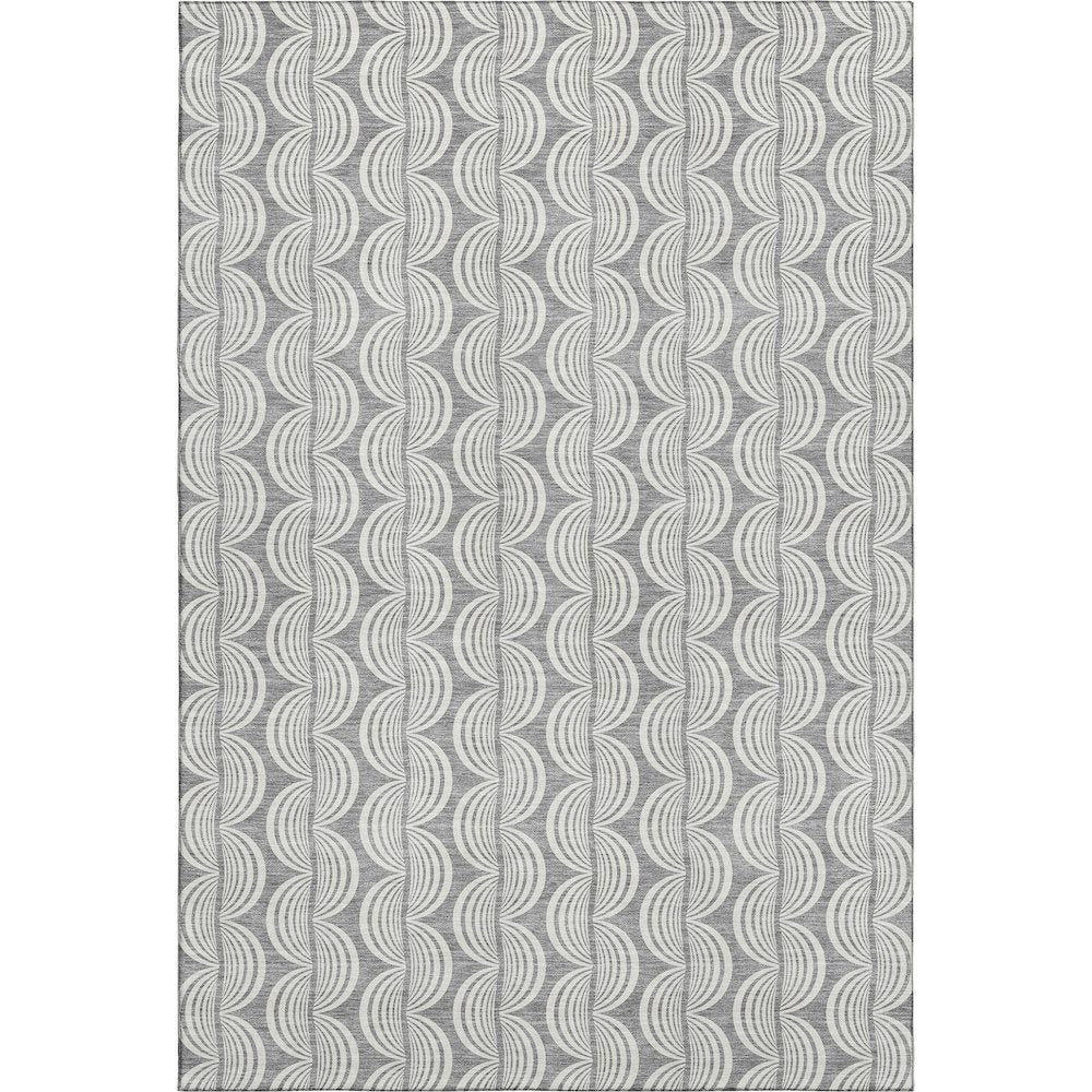 Premium Machine Washable Mayfield AMF1055 Gray 8' x 10' Rug