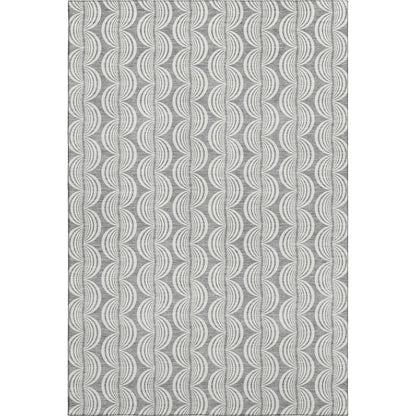 Premium Machine Washable Mayfield AMF1055 Gray 8' x 10' Rug