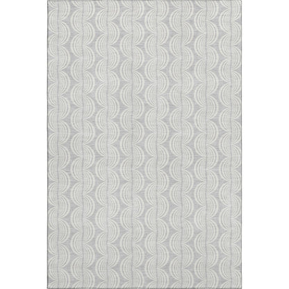 Premium Machine Washable Mayfield AMF1056 Silver 8' x 10' Rug