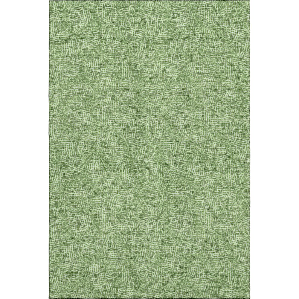 Premium Machine Washable Mayfield AMF1057 Green 8' x 10' Rug