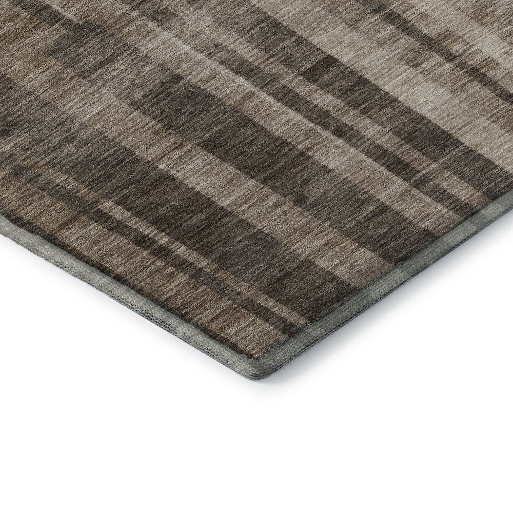 Premium Machine Washable Mayfield AMF1063 Brown 3' x 5' Rug