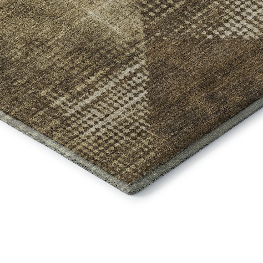 Premium Machine Washable Mayfield AMF1065 Brown 3' x 5' Rug