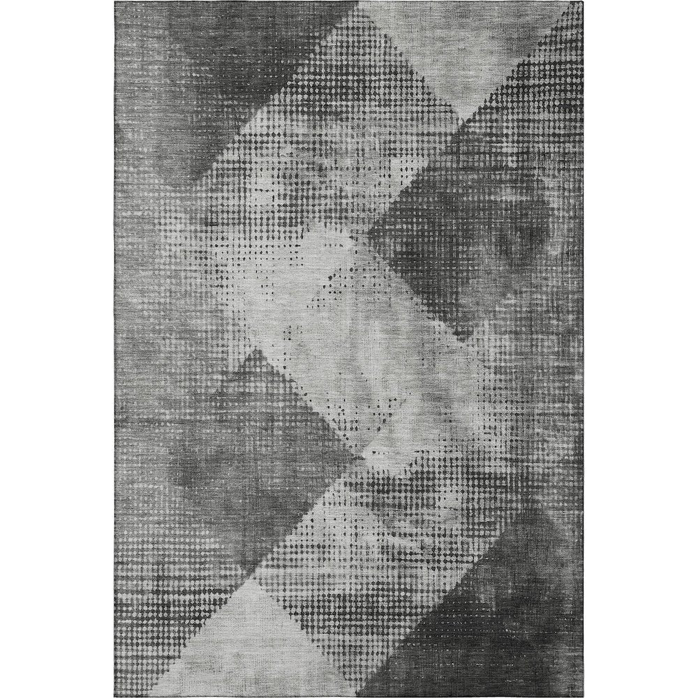 Premium Machine Washable Mayfield AMF1065 Gray 8' x 10' Rug