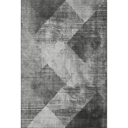 Premium Machine Washable Mayfield AMF1065 Gray 8' x 10' Rug