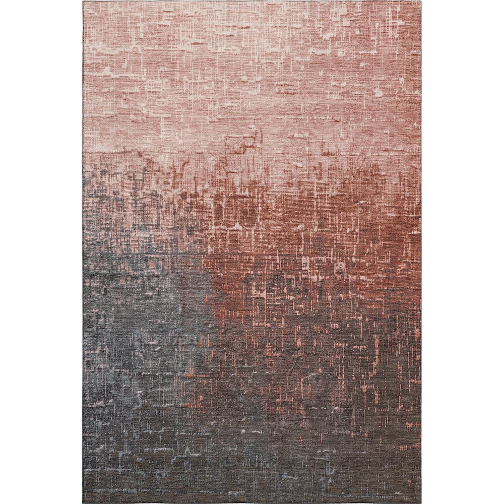 Premium Machine Washable Mayfield AMF1066 Paprika 8' x 10' Rug