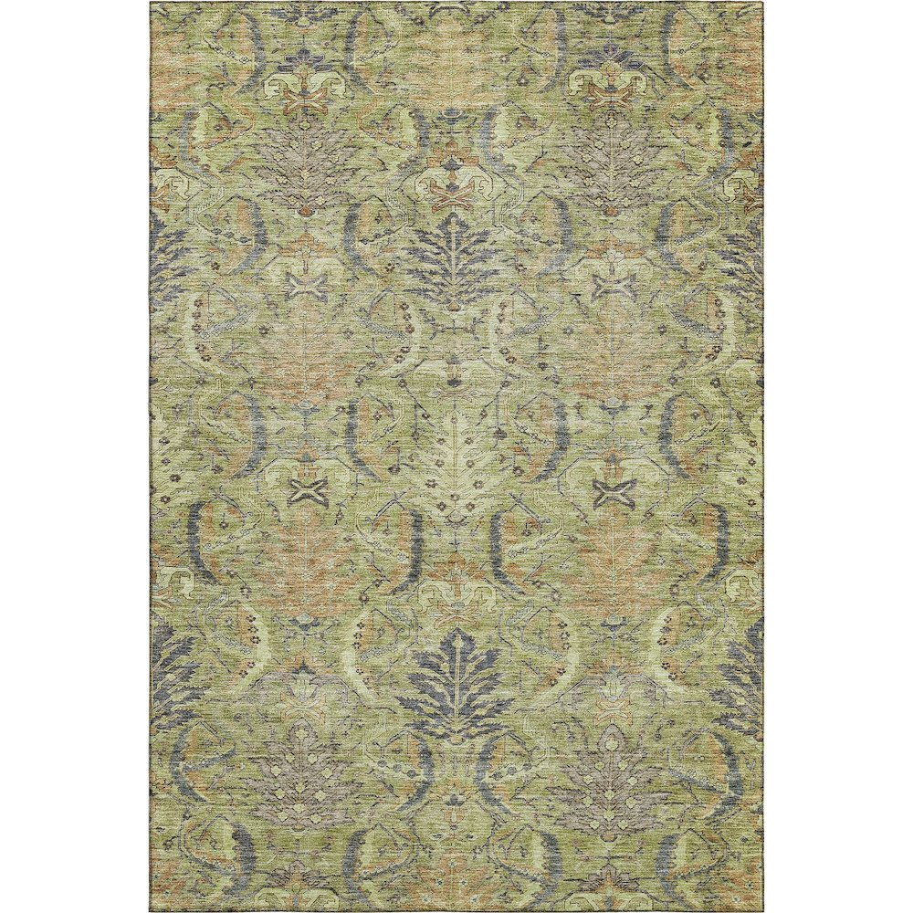 Premium Machine Washable Mayfield AMF1082 Aloe 8' x 10' Rug