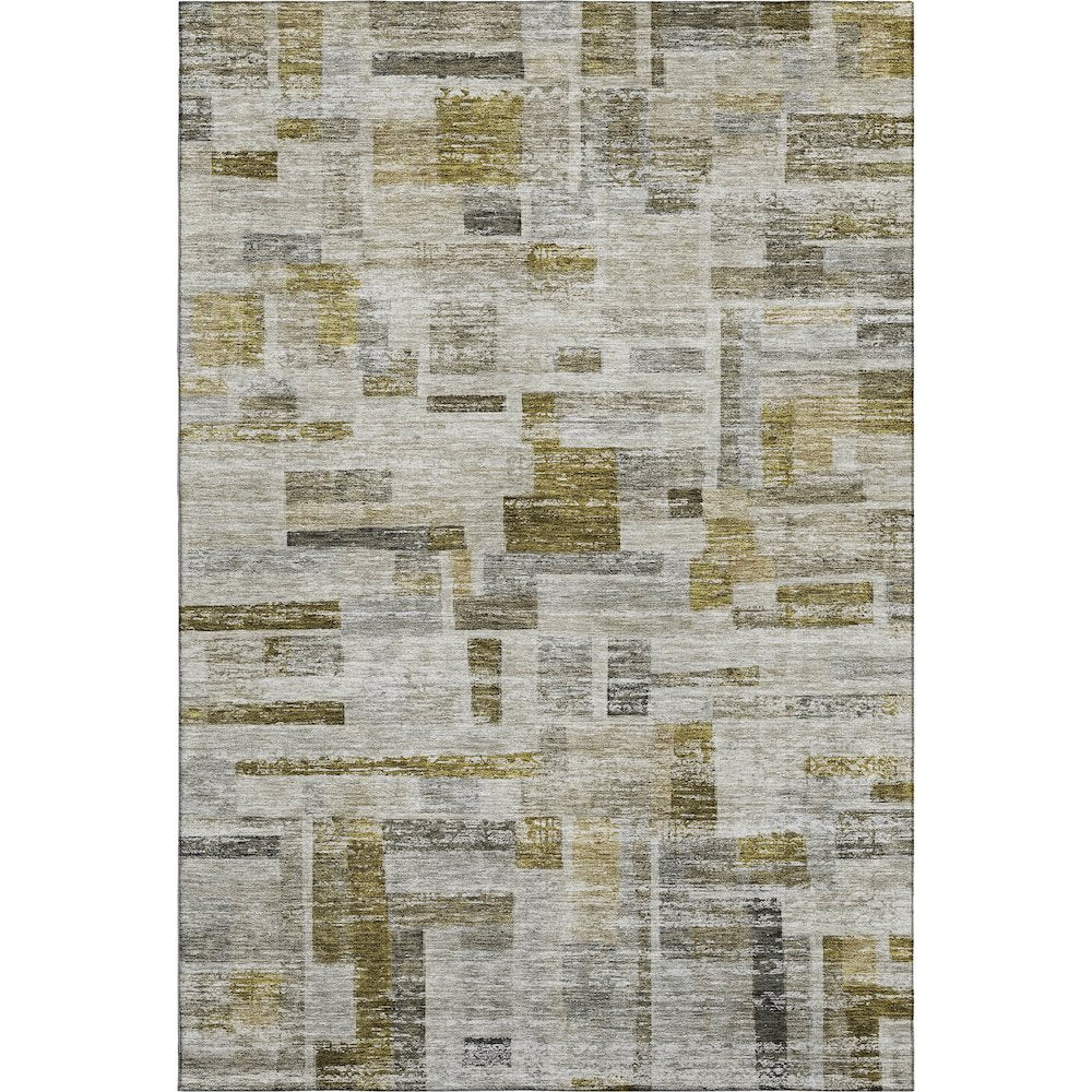 Premium Machine Washable Mayfield AMF1090 Taupe 8' x 10' Rug