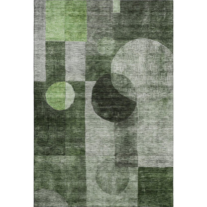 Premium Machine Washable Mayfield AMF1114 Fern 8' x 10' Rug