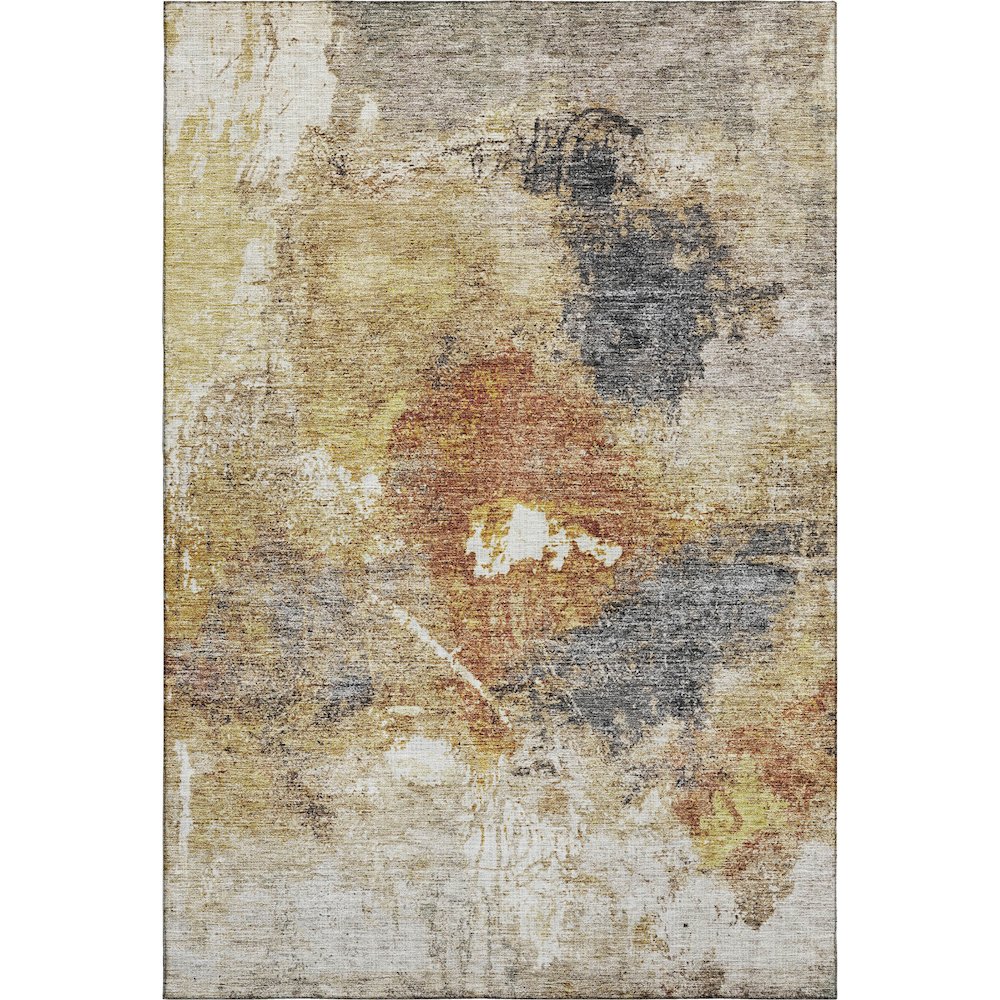 Premium Machine Washable Mayfield AMF1199 Taupe 8' x 10' Rug