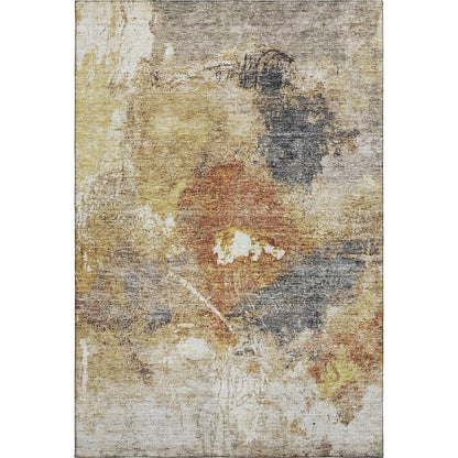 Premium Machine Washable Mayfield AMF1199 Taupe 8' x 10' Rug