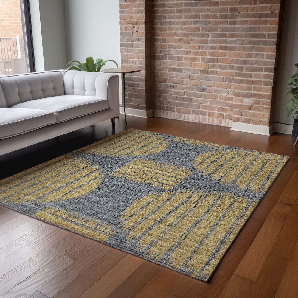 Premium Machine Washable Mayfield  Gilded 8' x 10' Rug