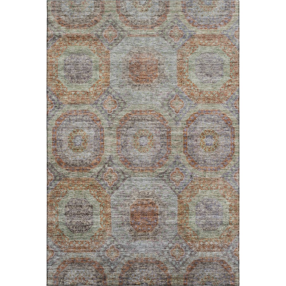 Premium Machine Washable Mayfield AMF1221 Paprika 8' x 10' Rug
