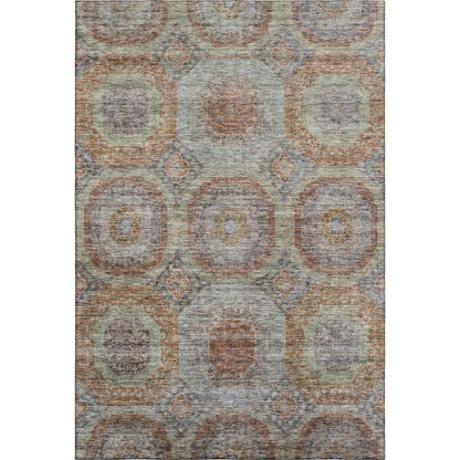 Premium Machine Washable Mayfield AMF1221 Paprika 8' x 10' Rug