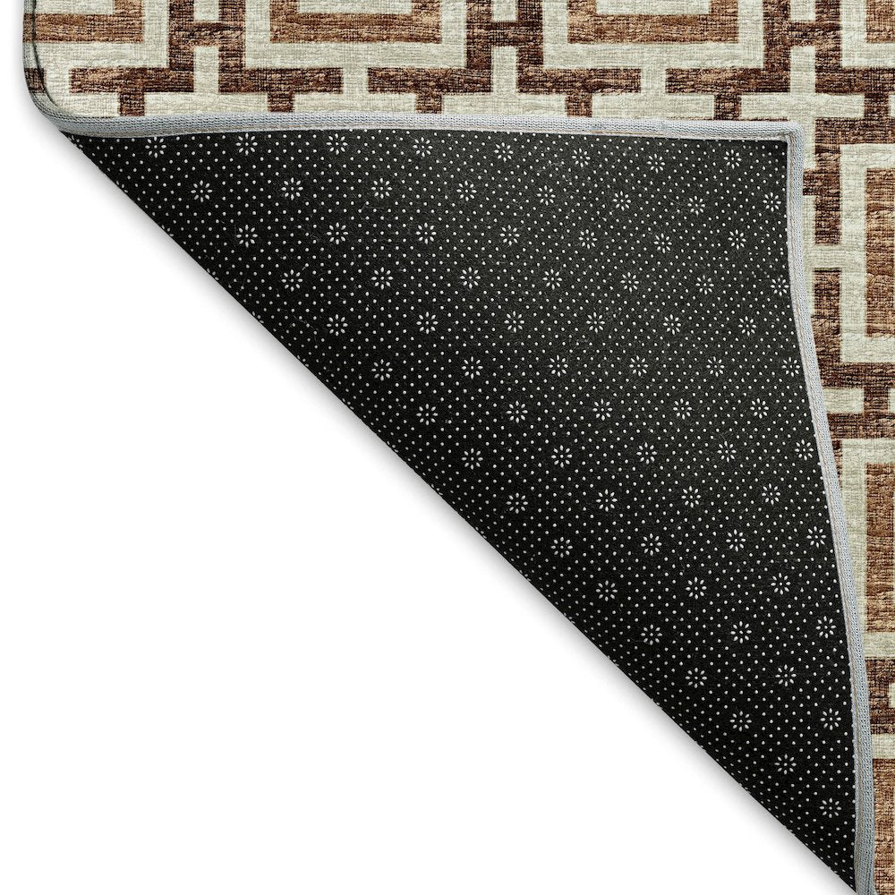 Premium Machine Washable Mayfield  Paprika 3' x 5' Rug