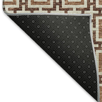 Premium Machine Washable Mayfield  Paprika 3' x 5' Rug
