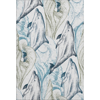 Premium Machine Washable Mayfield  Ivory 8' x 10' Rug