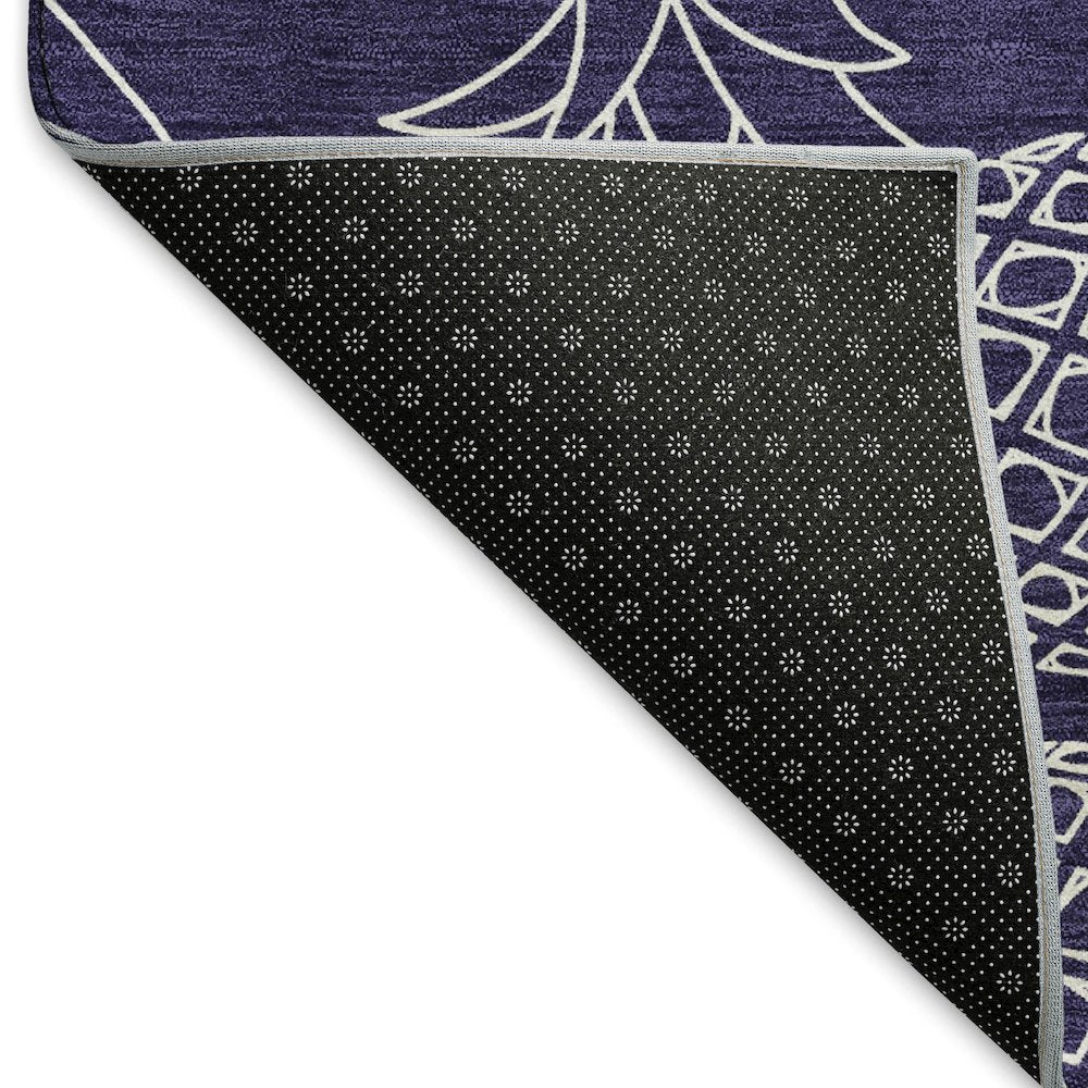 Premium Machine Washable Mayfield  Blue 3' x 5' Rug