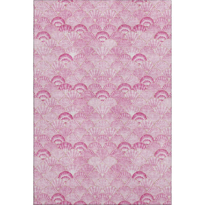 Premium Machine Washable Mayfield  Pink 8' x 10' Rug