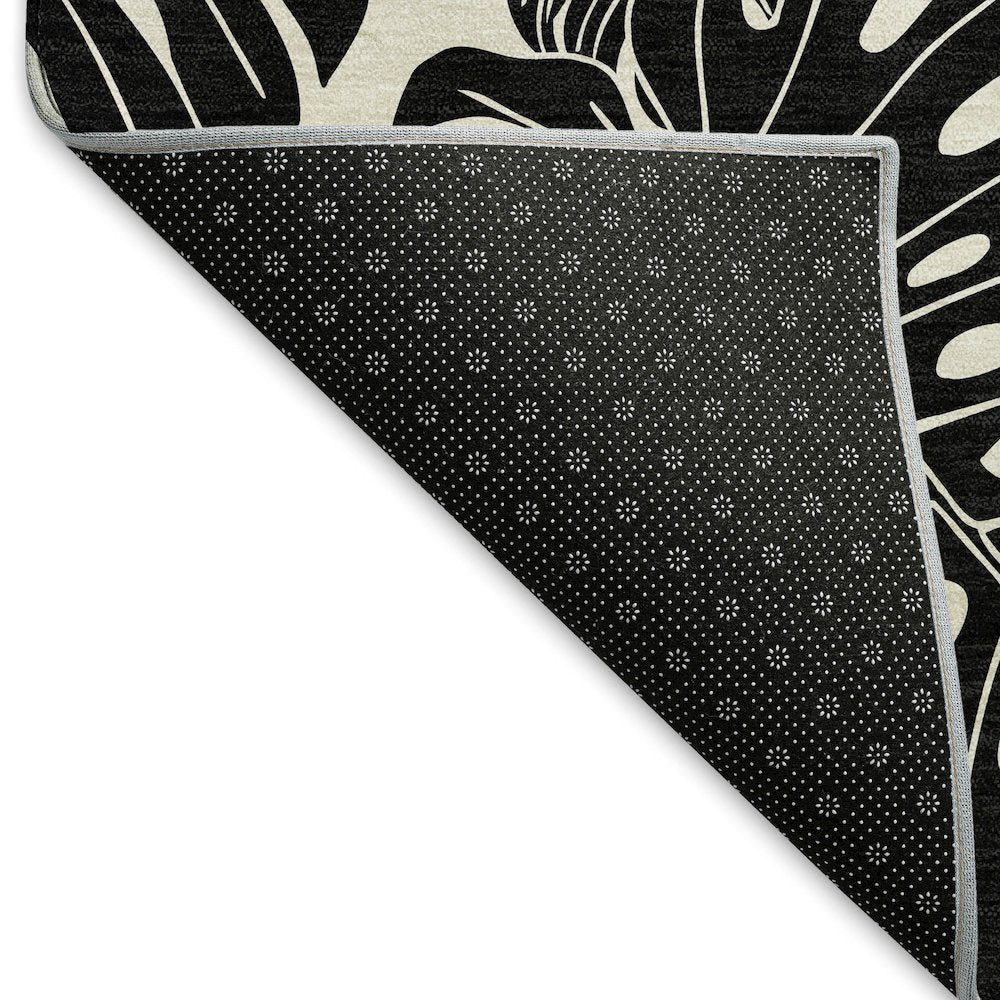 Premium Machine Washable Mayfield  Midnight 3' x 5' Rug