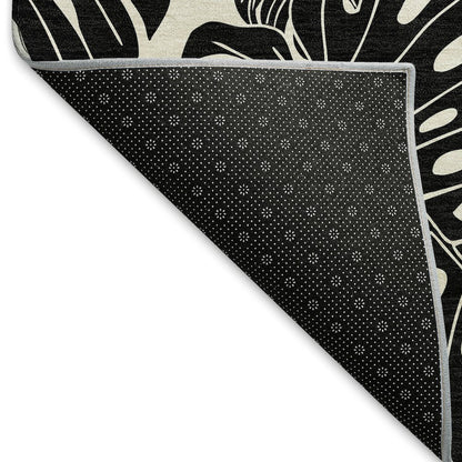 Premium Machine Washable Mayfield  Midnight 3' x 5' Rug