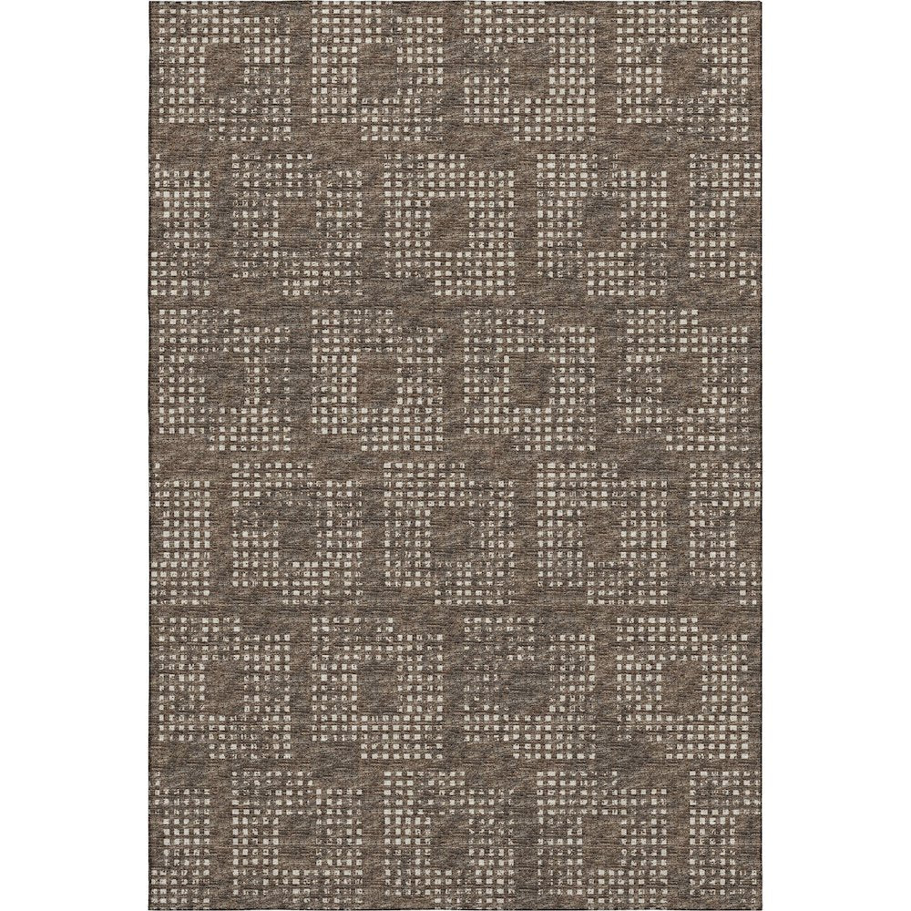 Premium Machine Washable Mayfield  Brown 8' x 10' Rug
