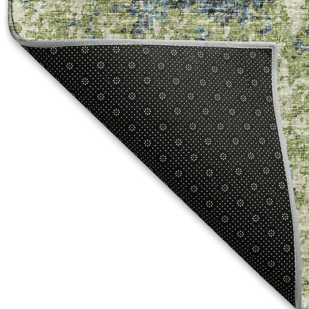 Premium Machine Washable Mayfield  Green 3' x 5' Rug