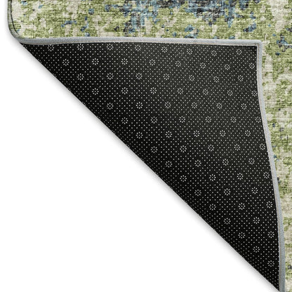 Premium Machine Washable Mayfield  Green 3' x 5' Rug