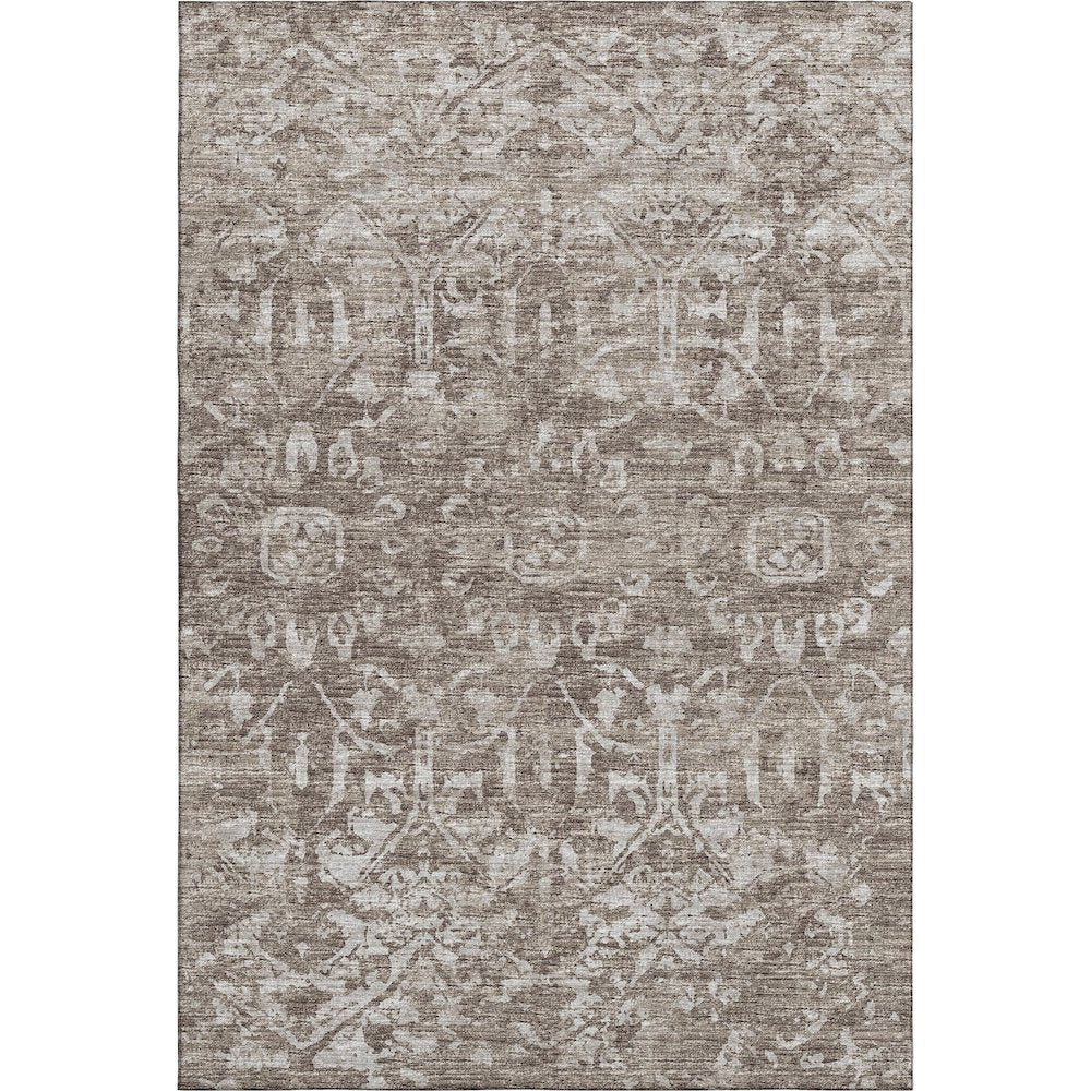 Premium Machine Washable Mayfield  Brown 8' x 10' Rug