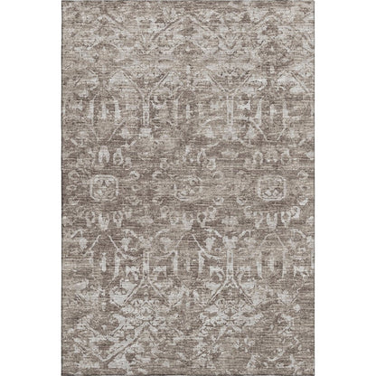 Premium Machine Washable Mayfield  Brown 8' x 10' Rug